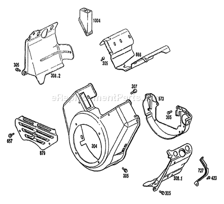 Page H Diagram and Parts List for 9374-0  Briggs and Stratton Generator